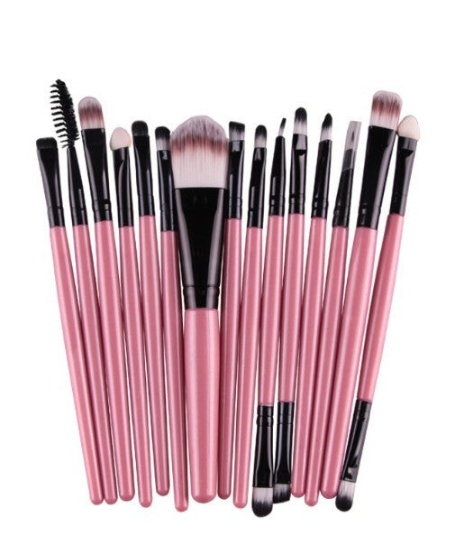 15Pcs Cosmetic Makeup Brush