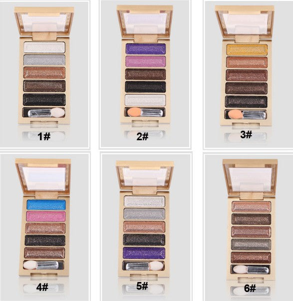 Glitter Smoky Makeup Eyeshadow Kit
