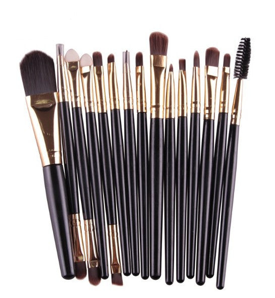 15Pcs Cosmetic Makeup Brush