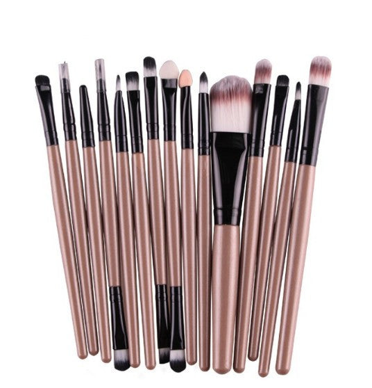15Pcs Cosmetic Makeup Brush