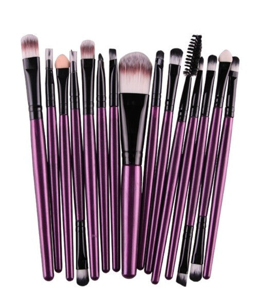15Pcs Cosmetic Makeup Brush