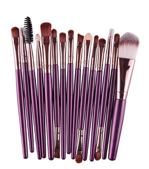 15Pcs Cosmetic Makeup Brush